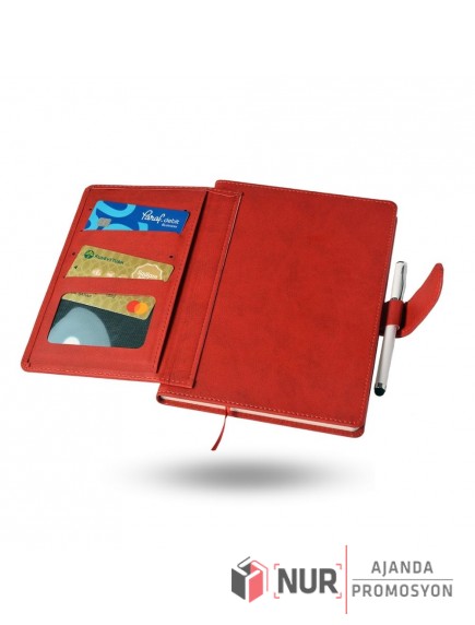 Çift Kapaklı Termo Deri Tarihsiz Defter 